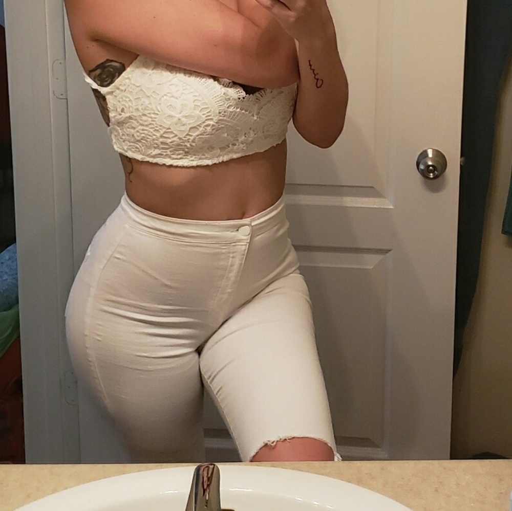 High waist jeans